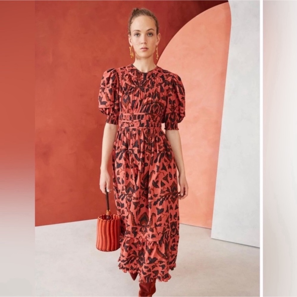 Ulla Johnson Indah midi dress Sz 4